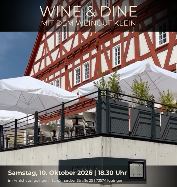 Wine & Dine | 10. Oktober 2026 | Amtshaus Iggingen